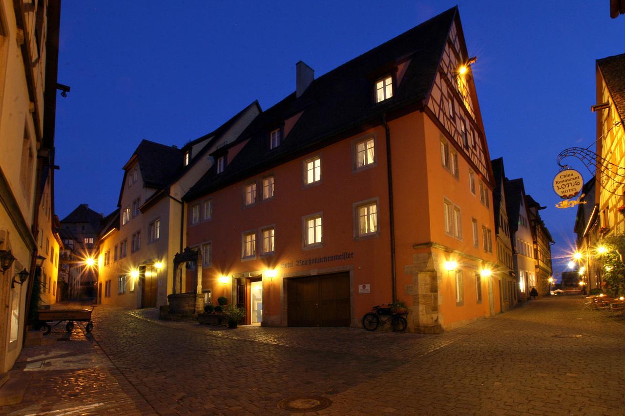 Hotel Reichskuechenmeister Rothenburg ob der Tauber Bagian luar foto
