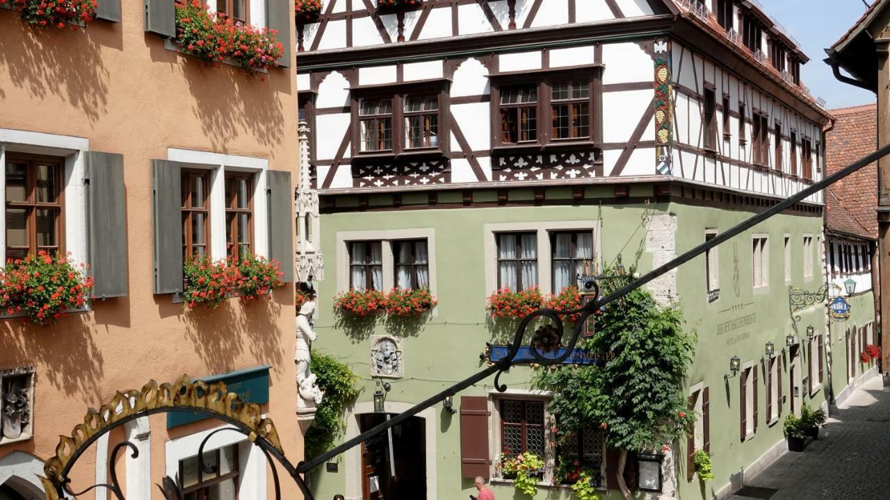 Hotel Reichskuechenmeister Rothenburg ob der Tauber Bagian luar foto
